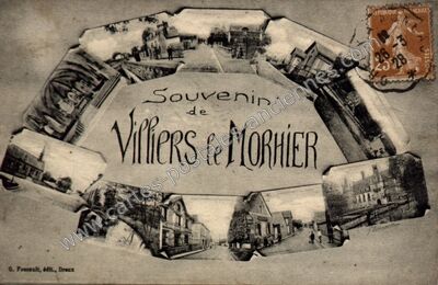 Carte postale ancienne Souvenir de Villiers le Morhier — Villiers-le-Morhier (Eure-et-Loir)