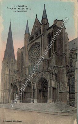Carte postale ancienne Cathedrale de Chartres — Chartres (Eure-et-Loir)