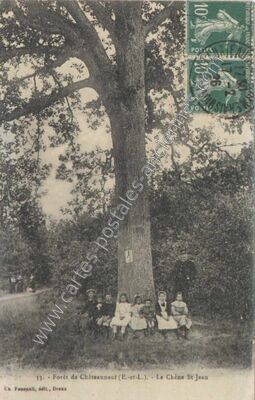 Carte postale ancienne Chateauneuf — Châteauneuf-en-Thymerais (Eure-et-Loir)