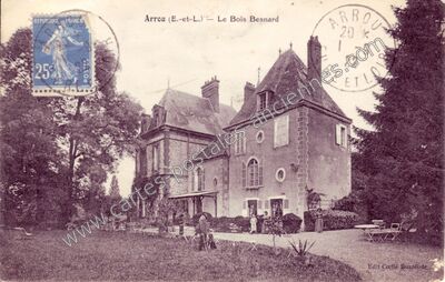 Carte postale ancienne Le Bois Besnard — Arrou (Eure-et-Loir)