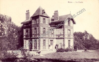 Carte postale ancienne Le Chalet — Brou (Eure-et-Loir)