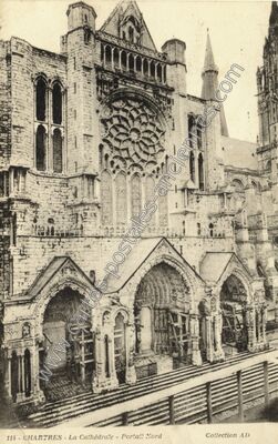 Carte postale ancienne Cathedrale de Chartres — Chartres (Eure-et-Loir)