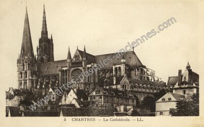 Carte postale ancienne Cathedrale de Chartres — Chartres (Eure-et-Loir)