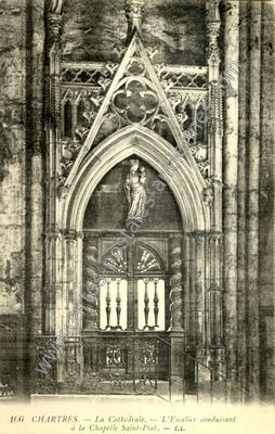 Carte postale ancienne Catherdale de Chartres — Chartres (Eure-et-Loir)