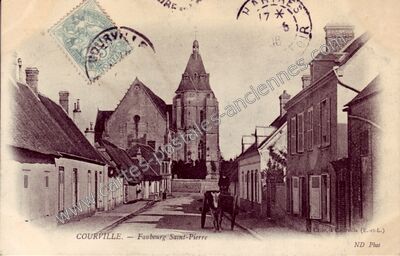 Carte postale ancienne Courville — Courville-sur-Eure (Eure-et-Loir)