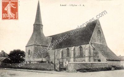 Carte postale ancienne Lucé