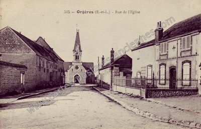 Carte postale ancienne Orgeres — Orgères-en-Beauce (Eure-et-Loir)