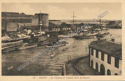 Carte postale ancienne Brest — Brest (Finistère)