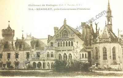 Carte postale ancienne Manoir de Keriolet — Concarneau (Finistère)