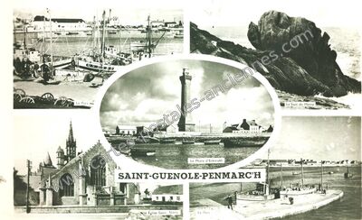 Carte postale ancienne St Guenole Penmarch — Penmarch (Finistère)