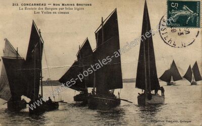 Carte postale ancienne Concarneau — Concarneau (Finistère)