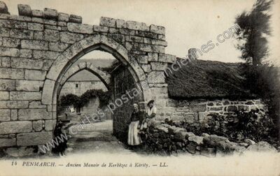 Carte postale ancienne Kerity — Penmarch (Finistère)