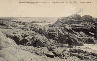 Carte postale ancienne St Guenole Penmarch — Penmarch (Finistère)