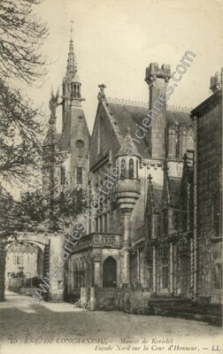 Carte postale ancienne Manoir de Keriolet — Concarneau (Finistère)