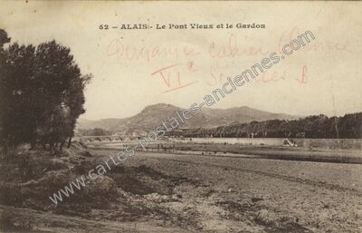 Carte postale ancienne alais — Alès (Gard)