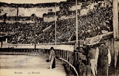 Carte postale ancienne Le Brindis — Nîmes (Gard)