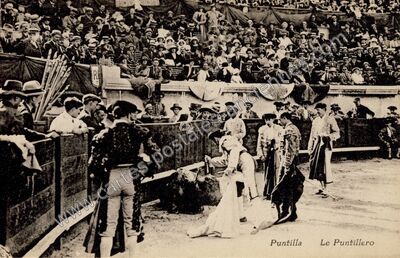 Carte postale ancienne Puntilla Le Puntillero — Nîmes (Gard)