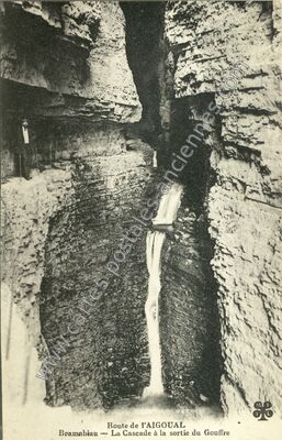 Carte postale ancienne bramabiau — Saint-Sauveur-Camprieu (Gard)
