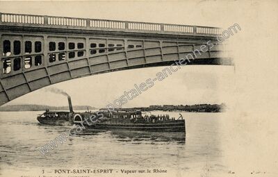 Carte postale ancienne Pont St Esprit — Pont-Saint-Esprit (Gard)