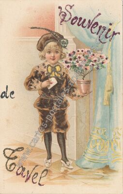 Carte postale ancienne Souvenir — Tavel (Gard)