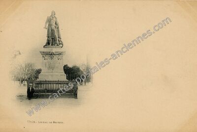 Carte postale ancienne Amiral de Brueys — Uzès (Gard)