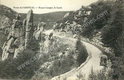 Carte postale ancienne Roque Longue — Valleraugue (Gard)