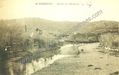 Carte postale ancienne Saint-Ambroix