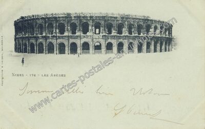 Carte postale ancienne Les Arènes — Nîmes (Gard)