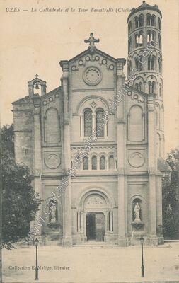 Carte postale ancienne Cathedrale d'Uzes — Uzès (Gard)