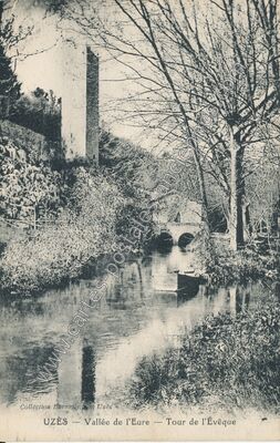 Carte postale ancienne Vallée de l'Eure — Tour de l'Évêque — Uzès (Gard)
