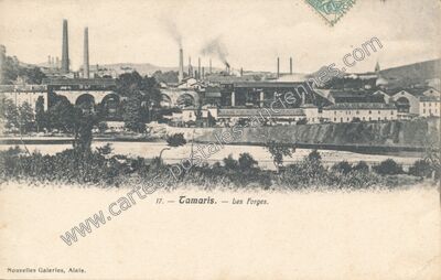 Carte postale ancienne Tamaris — Alès (Gard)