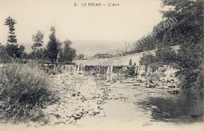 Carte postale ancienne L'Arre — Le Vigan (Gard)