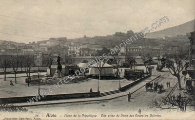 Carte postale ancienne Alais — Alès (Gard)