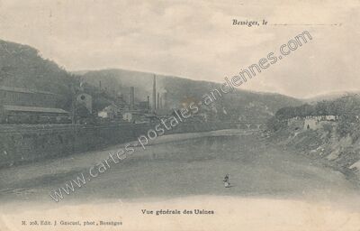Carte postale ancienne Besseges — Bessèges (Gard)