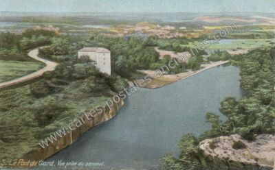 Carte postale ancienne pont du gard — Vers-Pont-du-Gard (Gard)