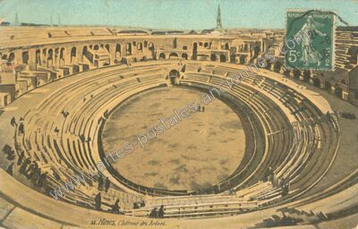 Carte postale ancienne Arenes de Nimes — Nîmes (Gard)