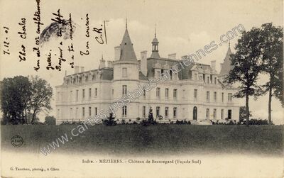 Carte postale ancienne Mezieres — Mézières-en-Brenne (Indre)