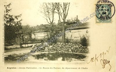 Carte postale ancienne Argenton — Argenton-sur-Creuse (Indre)