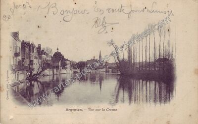 Carte postale ancienne Argenton — Argenton-sur-Creuse (Indre)