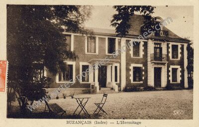 Carte postale ancienne L'Hermitage — Buzançais (Indre)