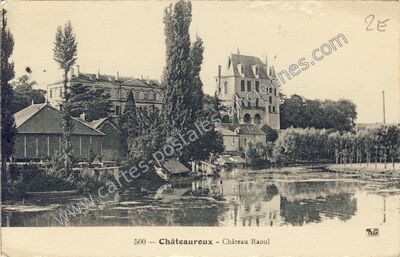 Carte postale ancienne Château Raoul — Châteauroux (Indre)
