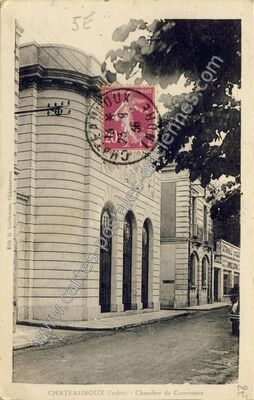 Carte postale ancienne Chambre de Commerce — Châteauroux (Indre)