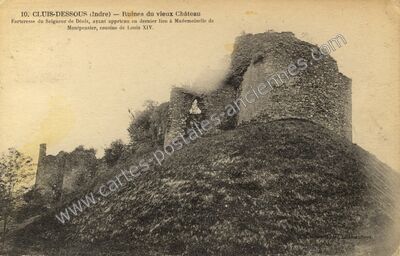 Carte postale ancienne Cluis Dessous — Cluis (Indre)