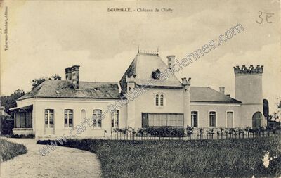 Carte postale ancienne Château de Cloffy — Écueillé (Indre)