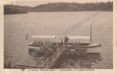 Carte postale ancienne Eguzon — Éguzon-Chantôme (Indre)
