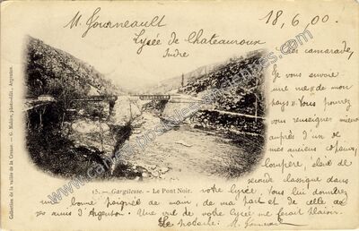 Carte postale ancienne Gargilesse — Gargilesse-Dampierre (Indre)