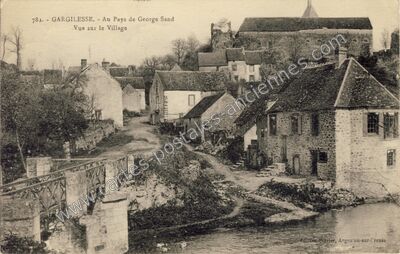 Carte postale ancienne Gargilesse — Gargilesse-Dampierre (Indre)