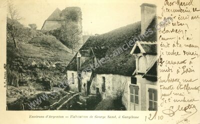 Carte postale ancienne Gargilesse — Gargilesse-Dampierre (Indre)