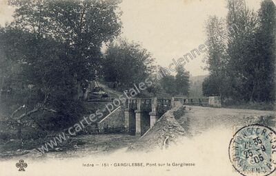 Carte postale ancienne Gargilesse — Gargilesse-Dampierre (Indre)