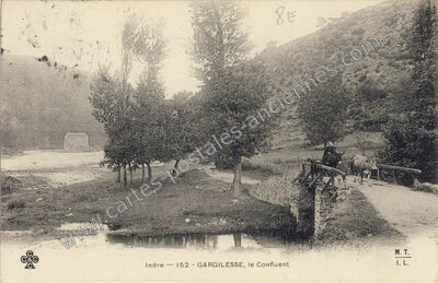 Carte postale ancienne Gargilesse — Gargilesse-Dampierre (Indre)